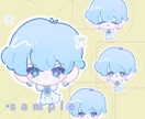ふわっと甘くてかわいい！ミニキャラ  お描きします やさしい色とまるいシルエット、でも甘すぎないイラストを。 イメージ7