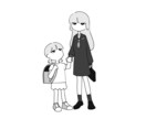 モノクロキュートな女の子描きます 可愛くてシックな女の子をお求めですか? イメージ2