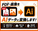 Canva・PDFをAI形式に変換＆修正ます Canva、PDFデータ⇒高品質、高精度なAIデータ化！ イメージ1