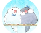 手描き風のあたたかいタッチでアイコン描きます もっふもふの動物をアイコンにしてみませんか？ イメージ9