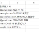 ぐちゃCSVを一瞬で整理・変換しますます 貼るだけで、ぐちゃぐちゃなCSVが一瞬で使える形になります。 イメージ2