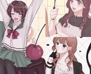 アイコン・イラスト作成承ります 淡い雰囲気のイラストが得意です イメージ4