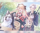 ご希望に寄り添うイラスト制作します 綺麗めの人物イラストご希望の方大歓迎です！ イメージ4