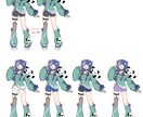 1枚絵、Live2Dイラストなどご依頼できます 幅の広さが自慢です！その他のサービスと同時でお安くなります！ イメージ7