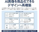 AIで作ったパッケージ画像を印刷用データにします AI画像を商品化できるデザインへ再構築します イメージ2