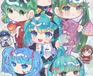 sdキャラ/デフォルメキャラを制作します 可愛らしいsdキャラクターをアイコン用などで制作します。 イメージ8