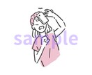 ＳＮＳビジネスで使えるシンプルイラスト描きます 誰にでも伝わる、分かりやすく可愛いアイコン描きます イメージ3