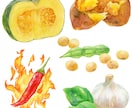商用◎水彩で野菜・フルーツのイラストを描きます 構図から提案も可。カラーラフ修正無制限、ヒアリングが得意です イメージ9