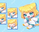 グッズやSNSで使える可愛いSDキャラを作成します 【商用可】 Vtuber様、個人利用の方も大歓迎！ イメージ6