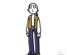 お気に入りのお洋服をイラストにします あのお洋服が自分だけのアイコンに！！ イメージ2