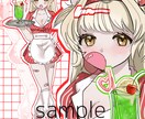 値引き中！可愛いオリジナルイラスト描きます 全身絵から上半身のみまで！幅広く描かせていただきます イメージ1