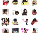 大切な写真でLINEスタンプ作ります かわいいお子様、ペット、カップルで使える！LINEスタンプ！ イメージ2
