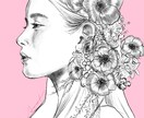 リアルな似顔絵と植物でお洒落なアイコンを描きます SNSのアイコン、ブログ、名刺などにどうぞ イメージ4