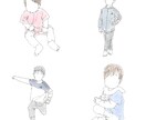 シンプルな線画イラストを描きます お写真をそのままシンプルなイラストにいたします！ イメージ7