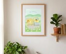 ビジョンウェディングイラスト制作いたします おふたりの“らしさ”を丁寧にやわらかく描きます※データお渡し イメージ2