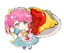 厚塗りミニキャラアイコンつくります 既存キャラも新規キャラ作成もお任せを！ イメージ1
