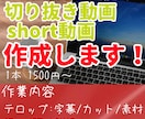 配信や動画を面白く切り抜きます Vtuber/Streamer様向け切り抜き動画 イメージ1
