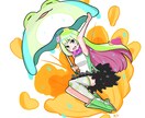 一枚絵描きます 他とは違う絵柄で見る人の目を引きませんか？ イメージ3