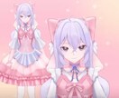 立ち絵からモデリングまで承ります VTuberがやってみたいけど手を出しづらいあなたへ イメージ1