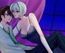 歌ってみた動画などの1枚絵描きます 可愛い絵もかっこいい絵もなんでも描きます！ イメージ1