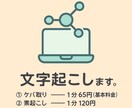 1分65円(ケバ取り)あなたの音声を文字化します ネットワークエンジニア経験を活かした正確さでお届け イメージ1