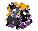 やや等身高めSDイラスト作成いたします 写真に添えてもかわいい！を目指しています イメージ3