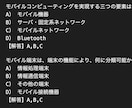 モバイルシステム技術検定2級模擬問題を提供します ご購入者様から「一発合格できました」とのお喜びの声、続々と！ イメージ6