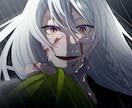 美麗なキャラクターイラスト描きます 美しい画面・美人なイケメン・シュッとした美女が好きな方向け！ イメージ5