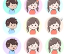 表情3つセット！アイコン描きます シンプル、デフォルメイラストをブログ、インスタ、SNS等に！ イメージ8