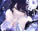 華やかな縦長バストアップイラストをお届けします 修正回数無制限！理想通りの絵を制作します！ イメージ2