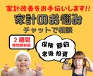 2週間あなたの家計改善をチャットでサポートします 節約、保険、貯金、投資、住宅、老後資金、ローンの相談もOK！ イメージ1