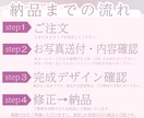 予約に直結★ネイルサロン用リッチメニューを作ります 【ピンク系】のテーマカラーを使用します。 イメージ4