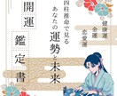 恋愛•仕事•健康運•全てのお悩み占います 保存版！【大ボリューム鑑定書】人生の転機と幸運のタイミング イメージ2