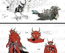 ガサガサした質感の個性的なイラストを描きます 独特な挿絵や動画サムネイル、アイコンへ イメージ9
