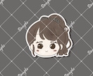 お顔アイコンお描きします あなただけのゆるふわアイコンに！ イメージ1