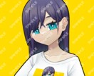 バストアップイラスト描きます アイコンやサムネの素材などにどうぞ！ イメージ1