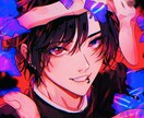 アイコン･サムネ･1枚絵等★用途に合わせ制作します 白黒仕上げは最安3,000円から⭕️お気軽にご相談ください！ イメージ1