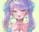 SNS用アイコンイラストを描きます 柔らかいタッチの絵柄で、世界で一つだけのイラストを制作します イメージ1