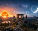 星が語るあなたの本質｜太陽・月星座鑑定致します 表の自分と本音の自分。そのギャップに、答えがあります イメージ1