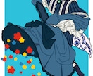 商用・二次利用◎ポップな人物イラスト制作します 立ち絵・グッズ・動画などに使えるオリジナルイラストです！ イメージ9