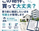物件情報をもとに、買う前に確認したい点を整理します 内覧時や営業担当へ聞くことを宅建士が整理します イメージ1
