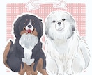 絵柄いろいろ！犬のイラストを描きます グッズ製作や何かの記念にいかがでしょうか♪ イメージ5
