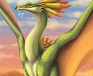 商用可！かっこいいドラゴンやモンスターを描きます TCG、ゲーム、挿絵などの一枚絵を承ります(A4印刷サイズ) イメージ3
