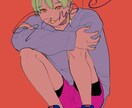 お試し特価！歌ってみた等のイラスト描きます MVに使用する画像作成致します！ イメージ2