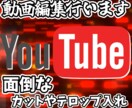 低価格で動画編集を行います テロップ入れやカット作業で動画投稿者の力となります。 イメージ1