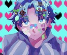 バストアップイラスト・アイコン描きます 貴方だけのカッコイイアイコン描かせていただきます！ イメージ1