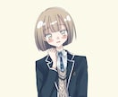 商用利用◎アイコン用イラスト作成できます 少女漫画のようなアイコンイラストを作成できます！ イメージ3
