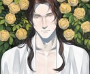 イラストの一枚絵（カラー、アナログ）を描きます 精巧なキャライラストをご希望の方へ イメージ6