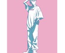 あなたのコーデ、描きます SNSアイコン、広告ポスター色々な面で使いやすい絵です！ イメージ1