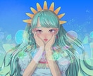 女の子のイラスト・アイコン描きます 可愛いだけじゃない、少し毒気のあるイラストをお届け! イメージ1
